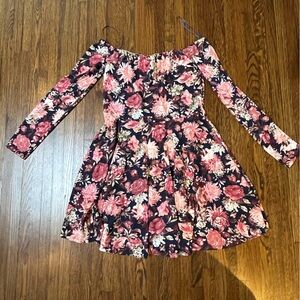 Off the shoulder floral dress